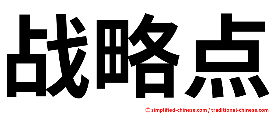 战略点