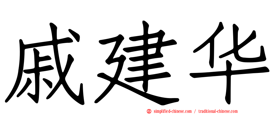 戚建华