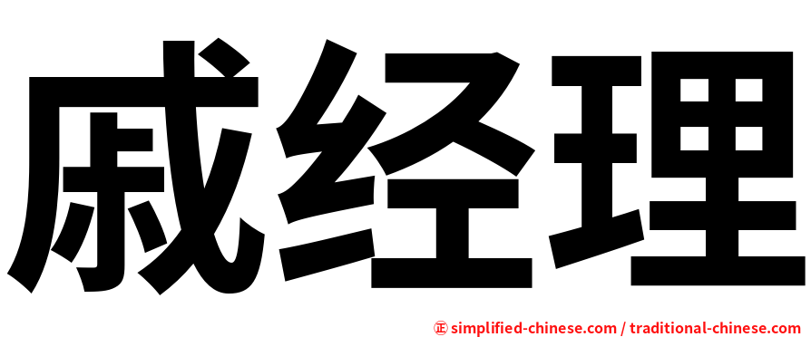 戚经理