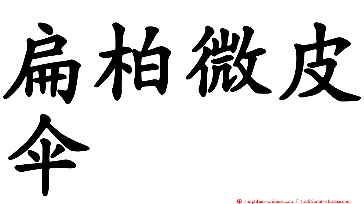 扁柏微皮伞