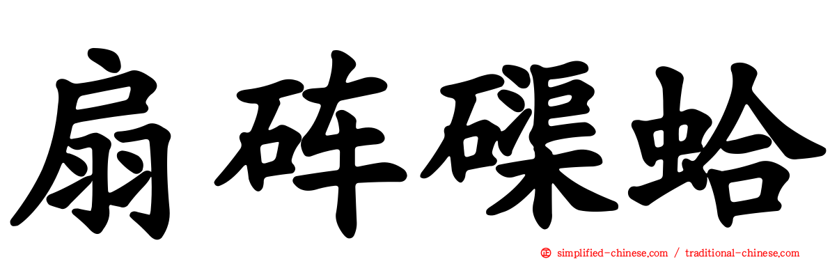 扇砗磲蛤