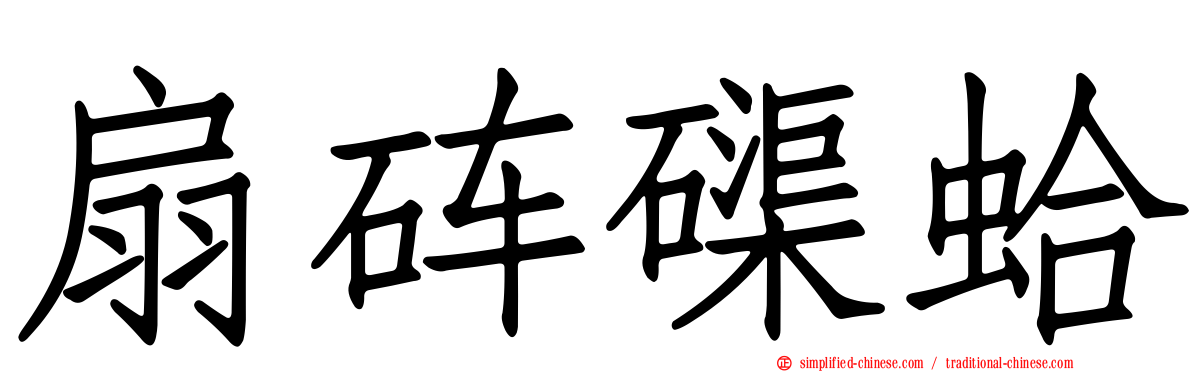 扇砗磲蛤