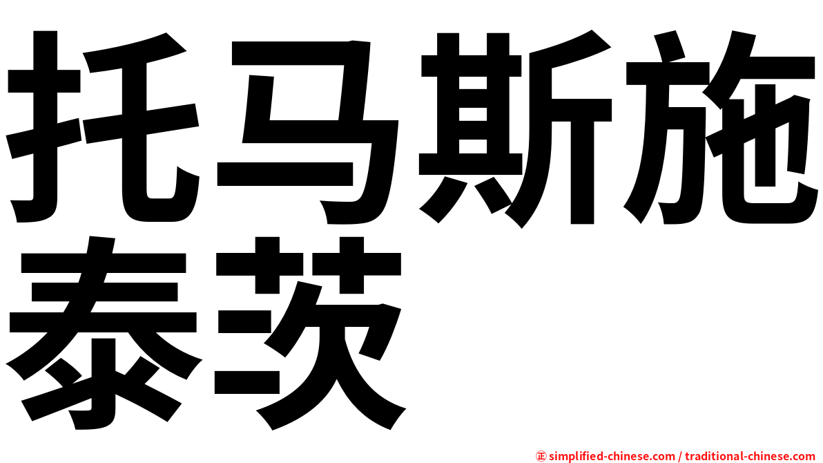 托马斯施泰茨