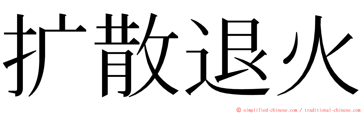 扩散退火 ming font