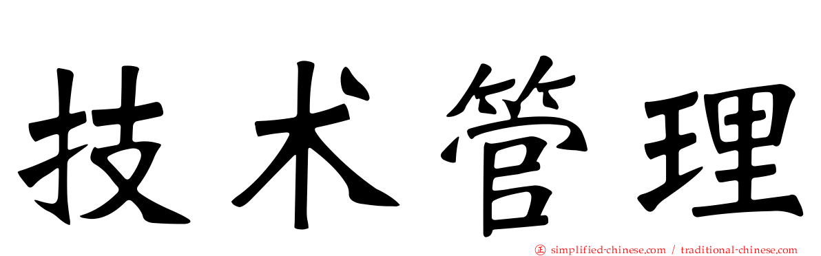 技术管理