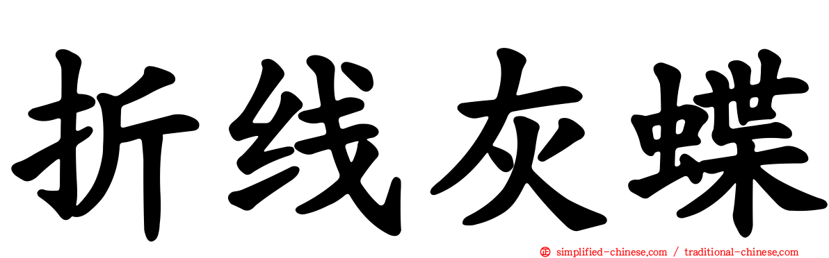折线灰蝶