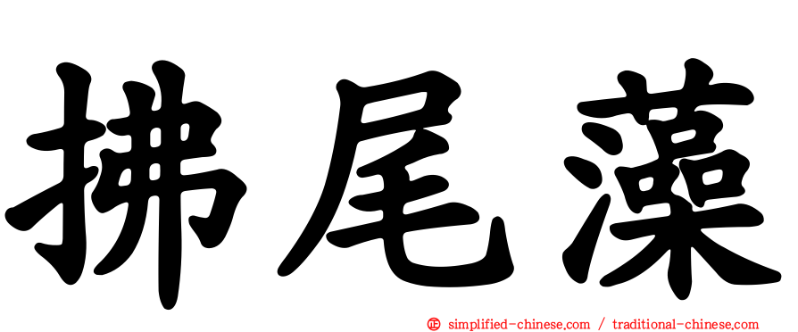 拂尾藻