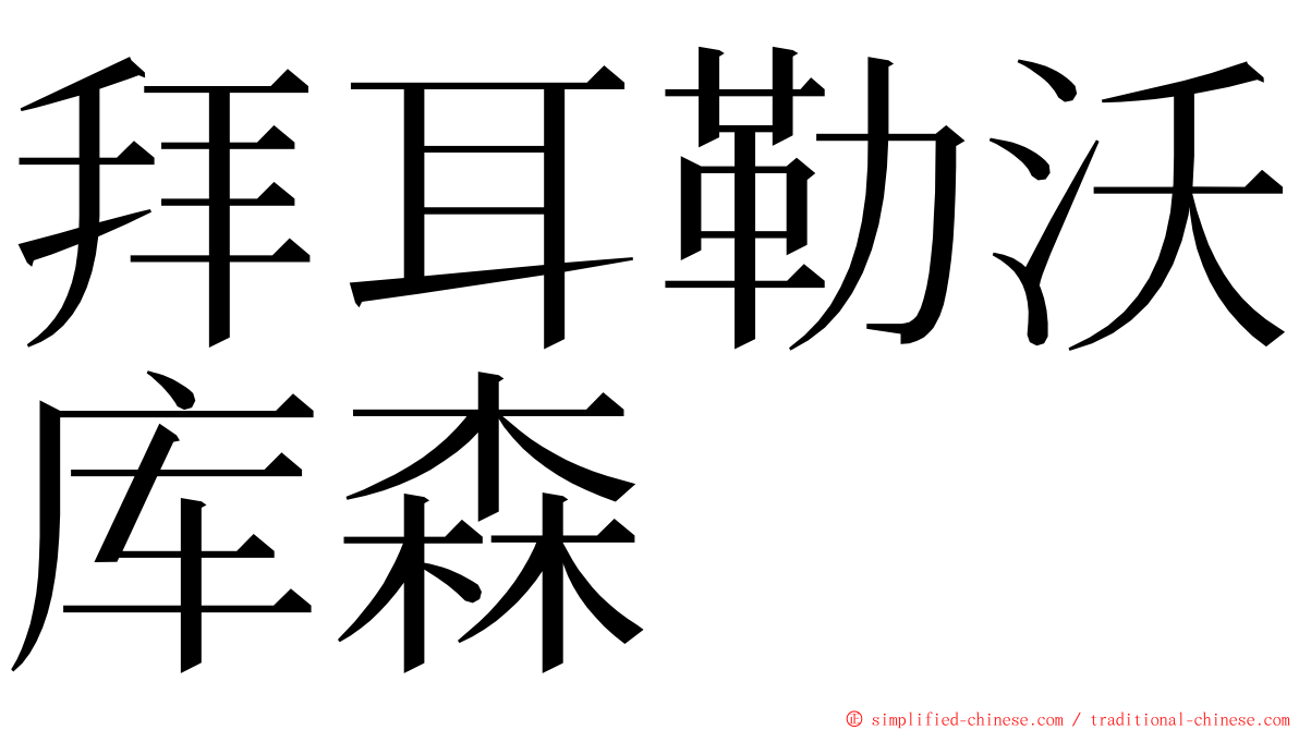 拜耳勒沃库森 ming font