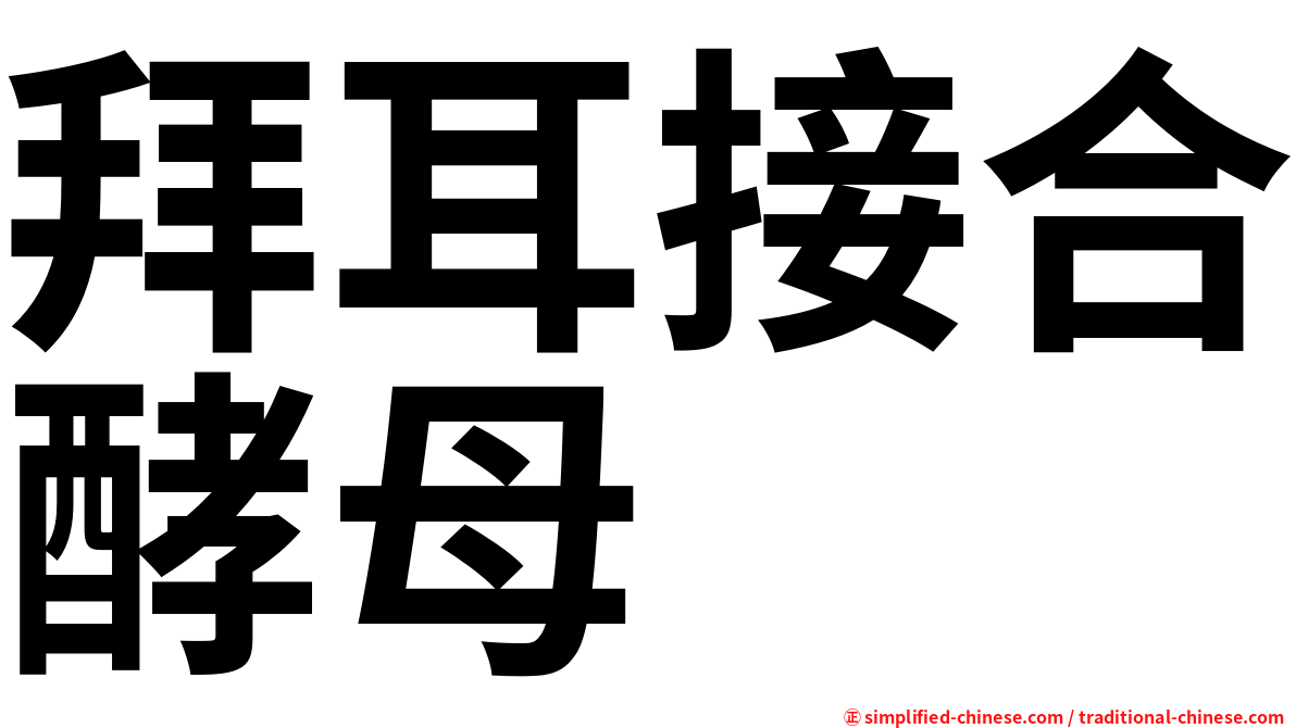 拜耳接合酵母