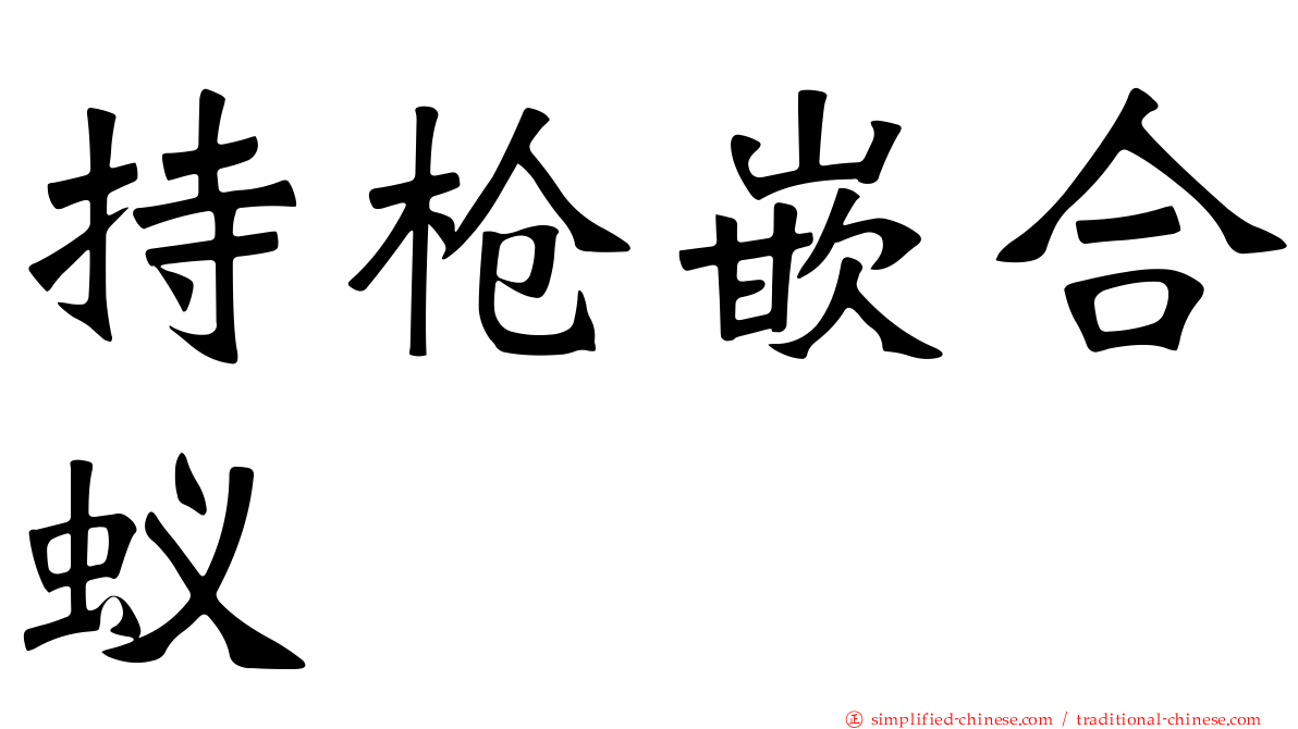 持枪嵌合蚁