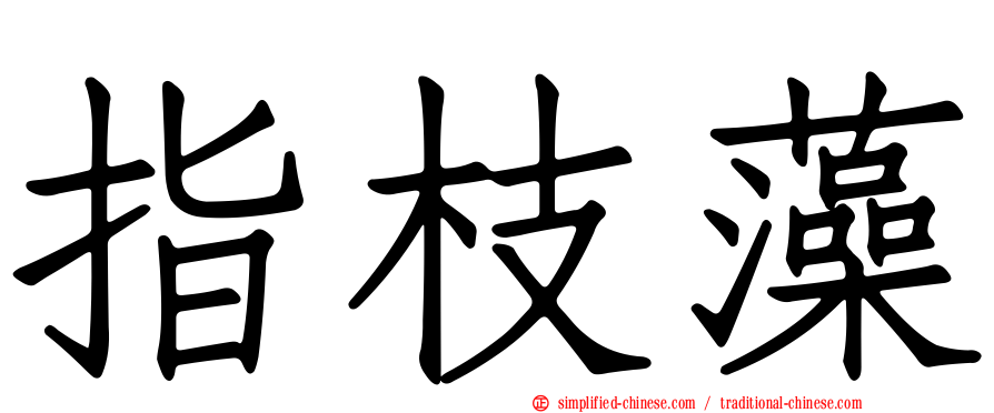 指枝藻