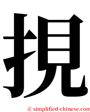 挸 serif font