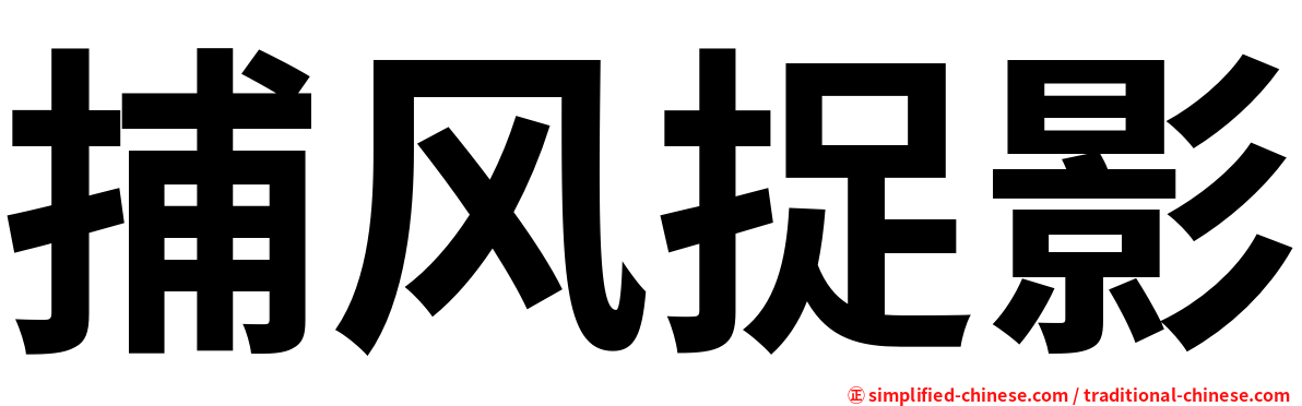 捕风捉影
