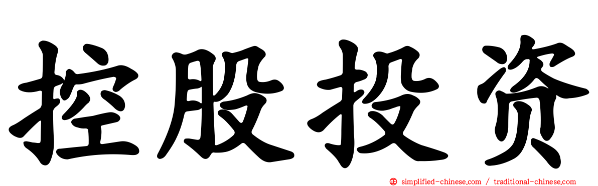 控股投资