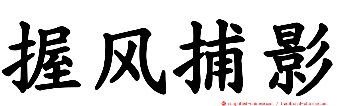 握风捕影