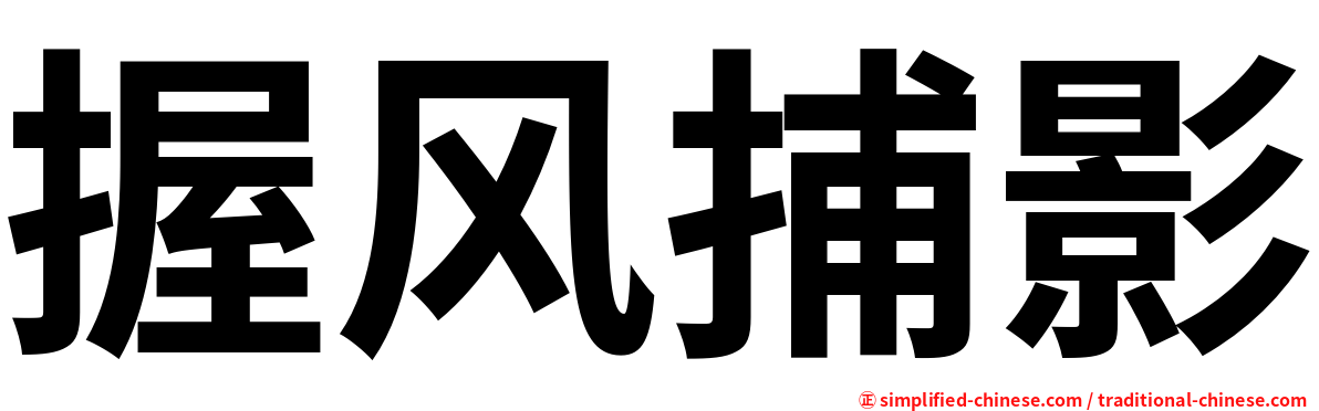 握风捕影