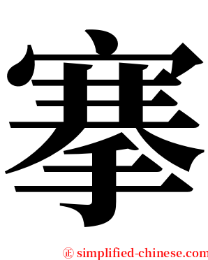 搴 serif font