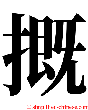 摡 serif font