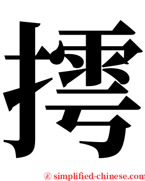 摴 serif font