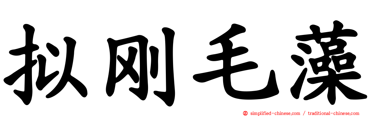 拟刚毛藻