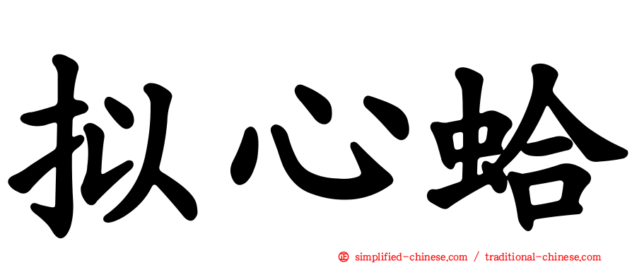 拟心蛤