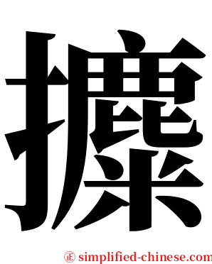 攗 serif font