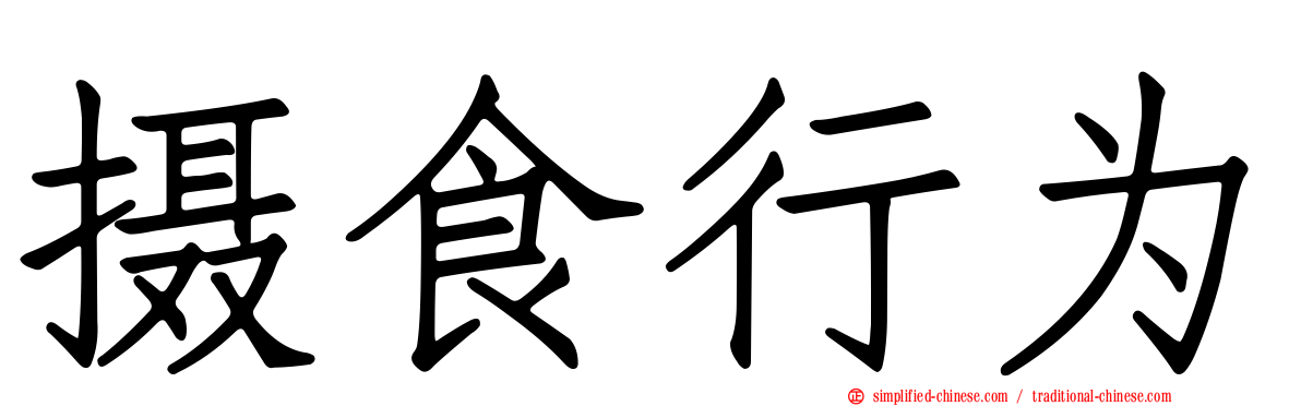 摄食行为