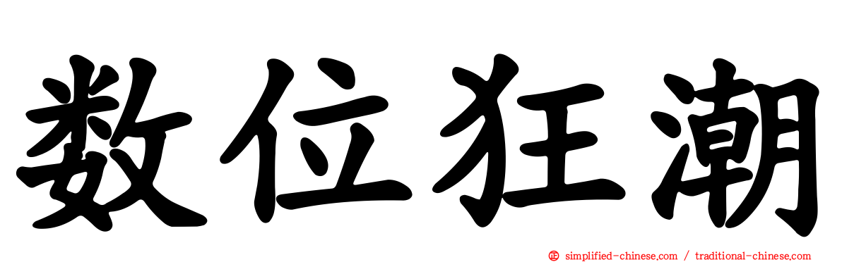 数位狂潮