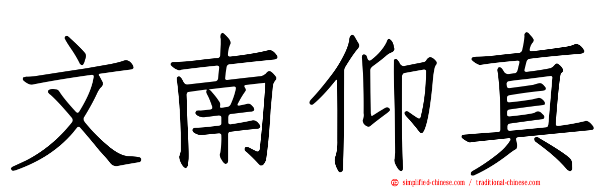 文南仰真