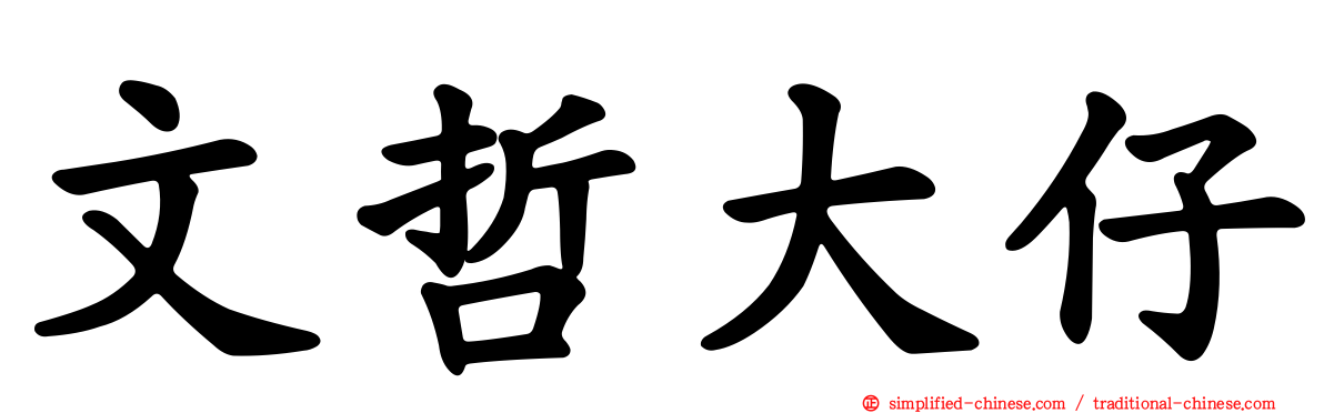 文哲大仔