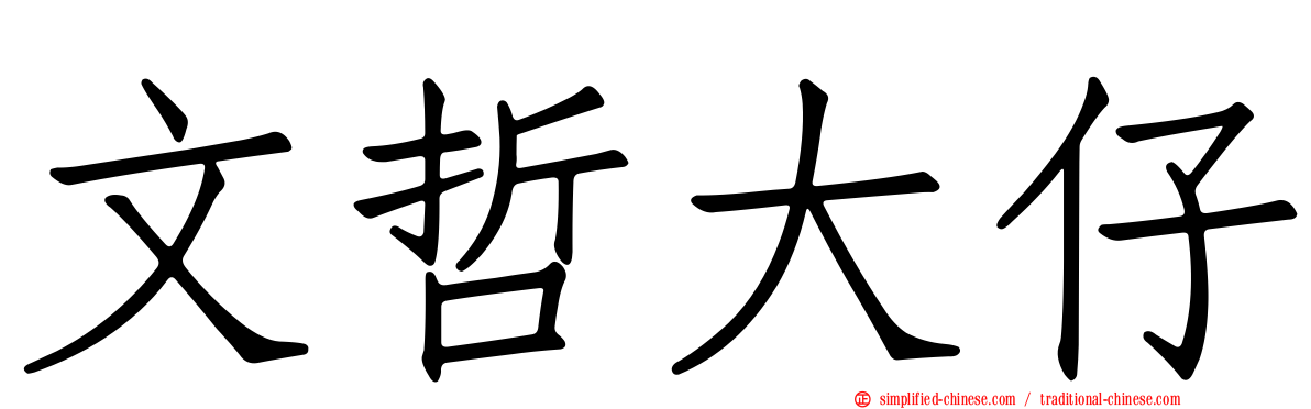 文哲大仔