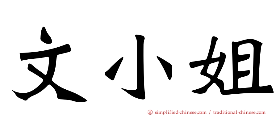 文小姐