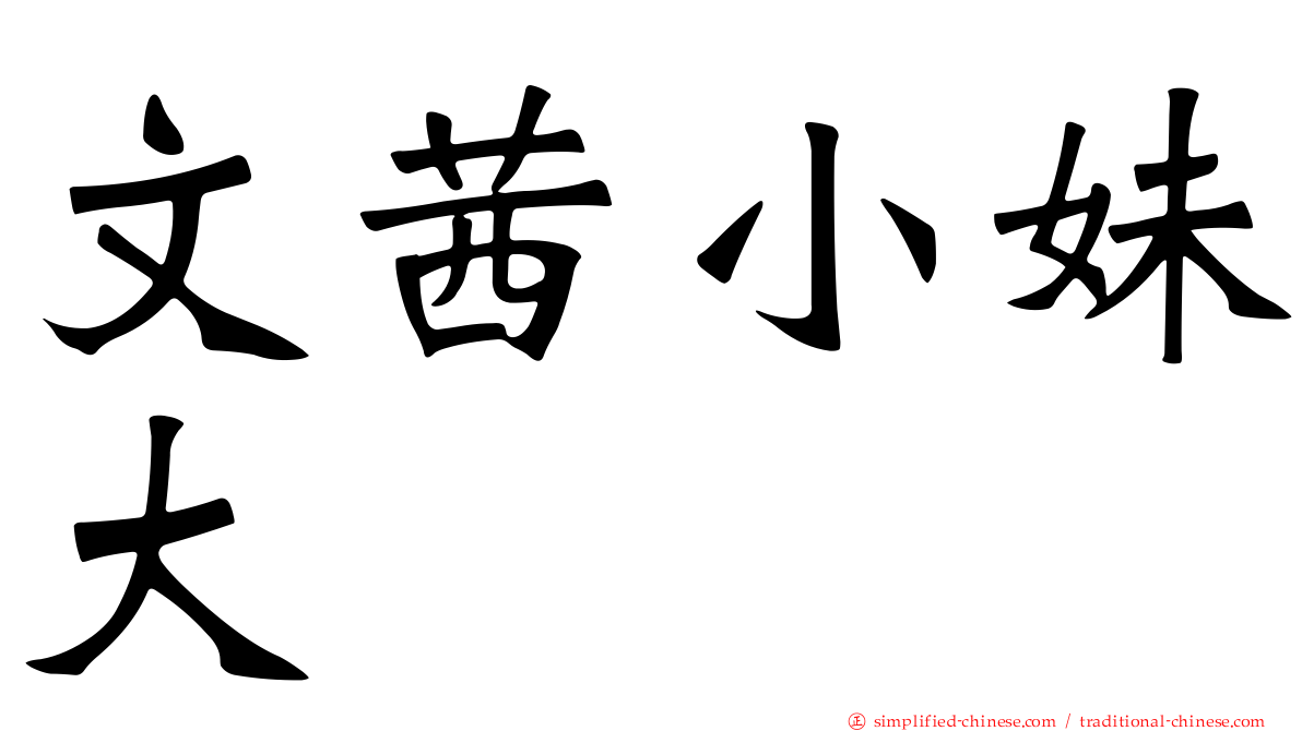 文茜小妹大