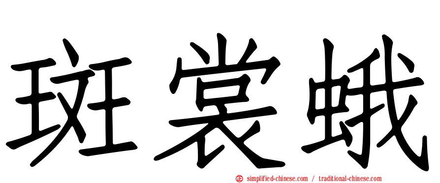 斑裳蛾