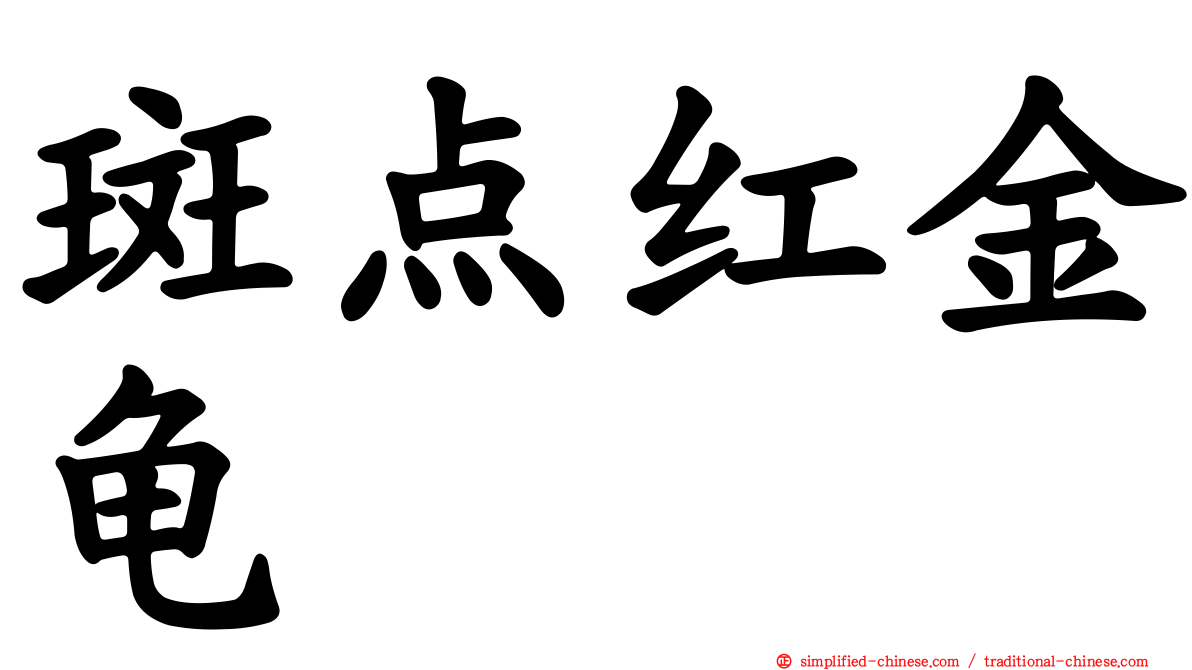 斑点红金龟