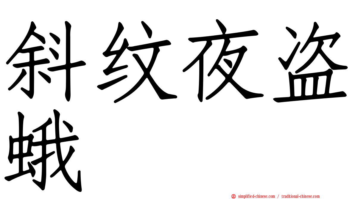 斜纹夜盗蛾