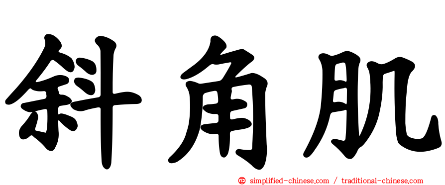 斜角肌