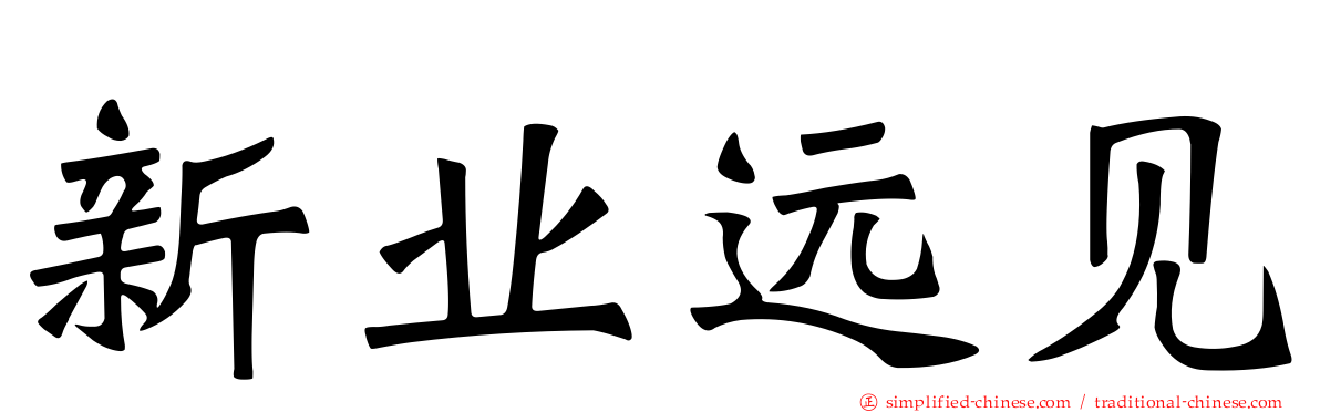 新业远见