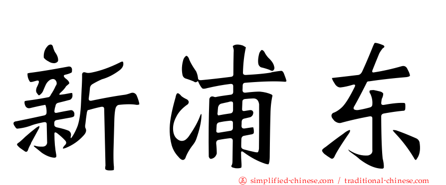 新浦东