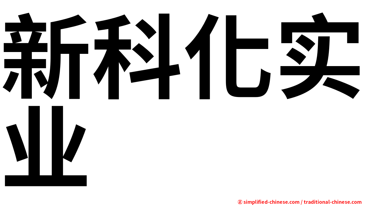 新科化实业