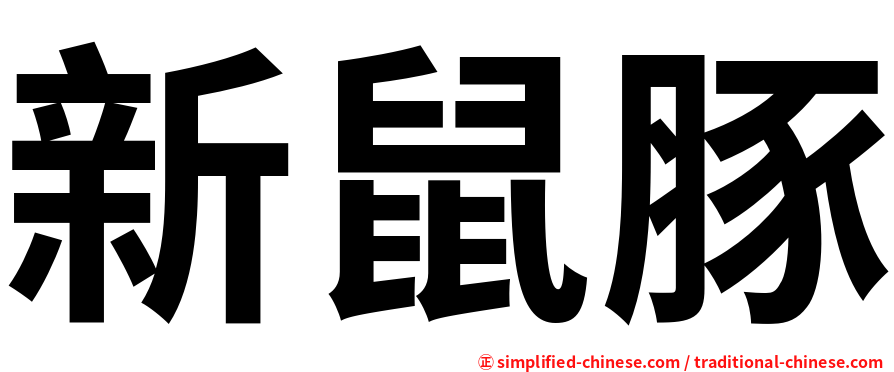 新鼠豚