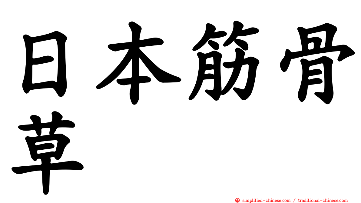 日本筋骨草