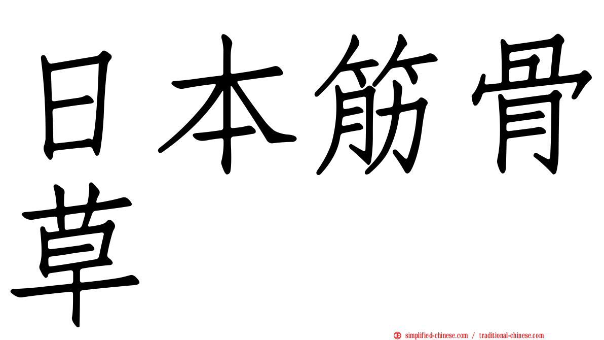 日本筋骨草