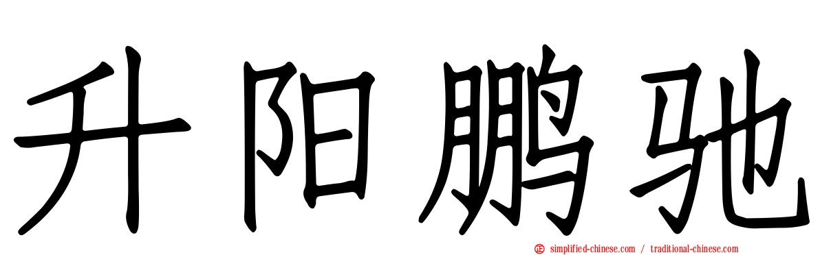 昇阳鹏驰