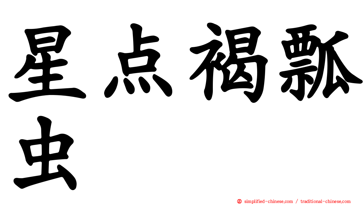 星点褐瓢虫