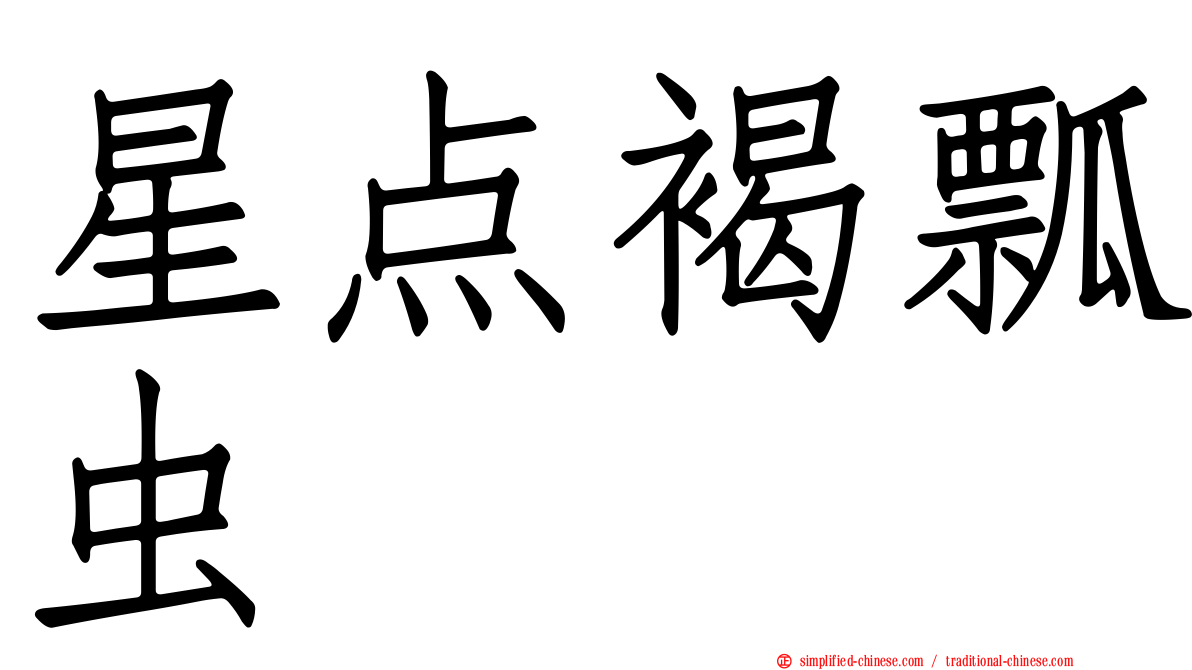 星点褐瓢虫