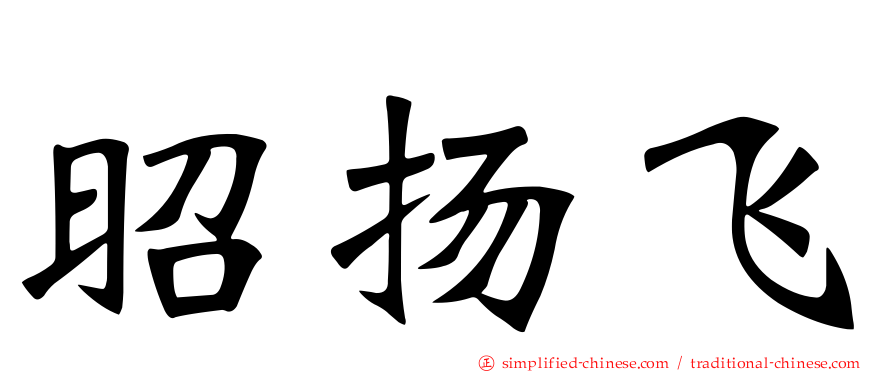 昭扬飞