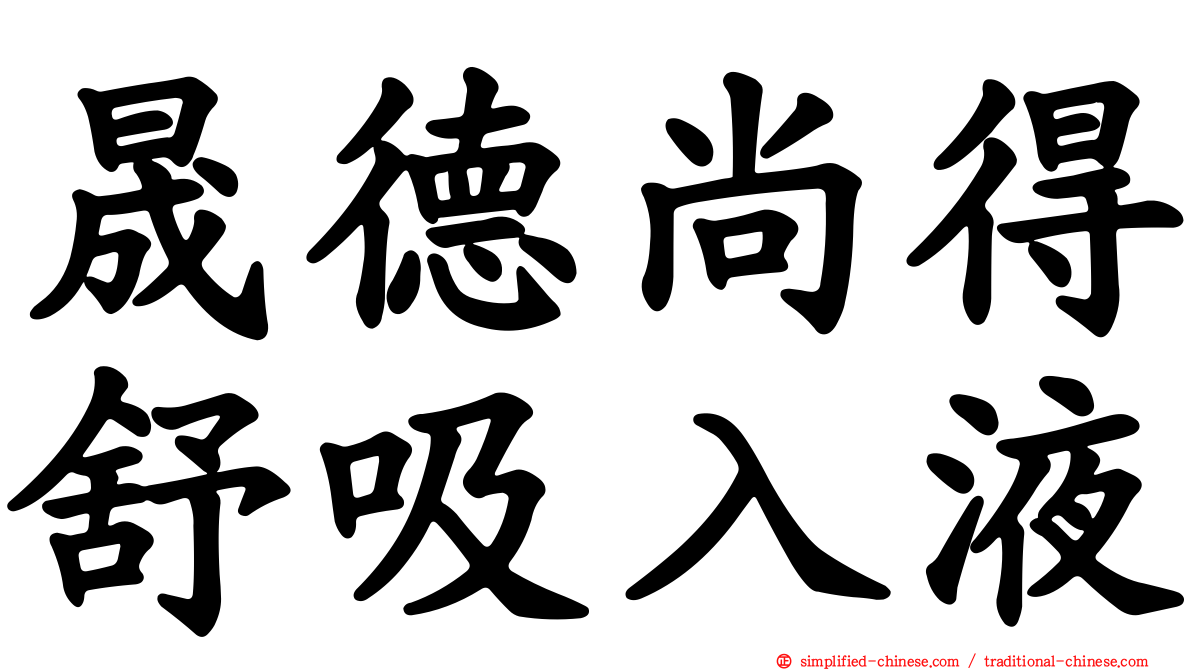 晟德尚得舒吸入液