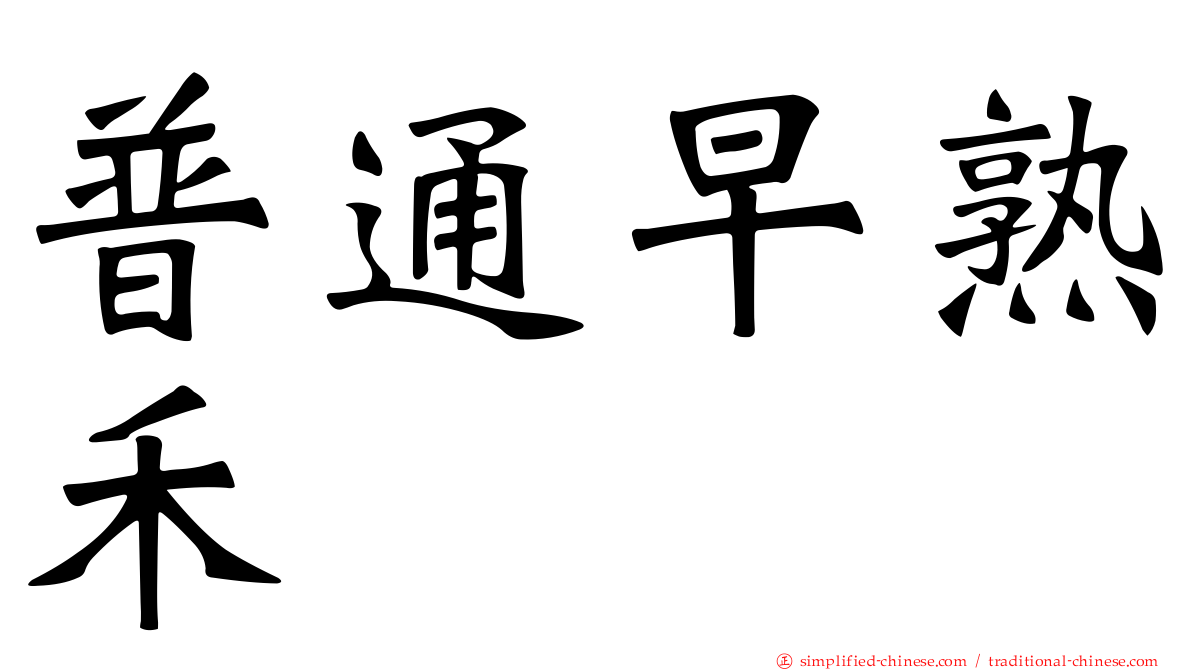 普通早熟禾