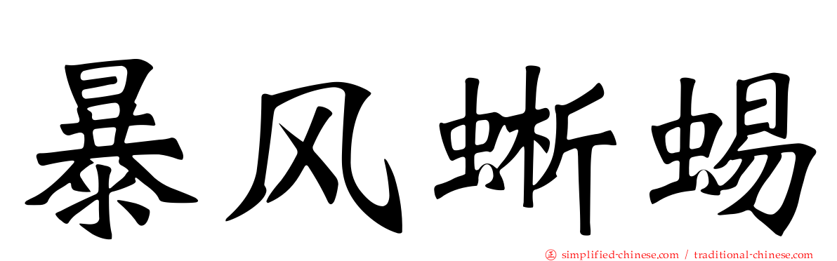 暴风蜥蜴